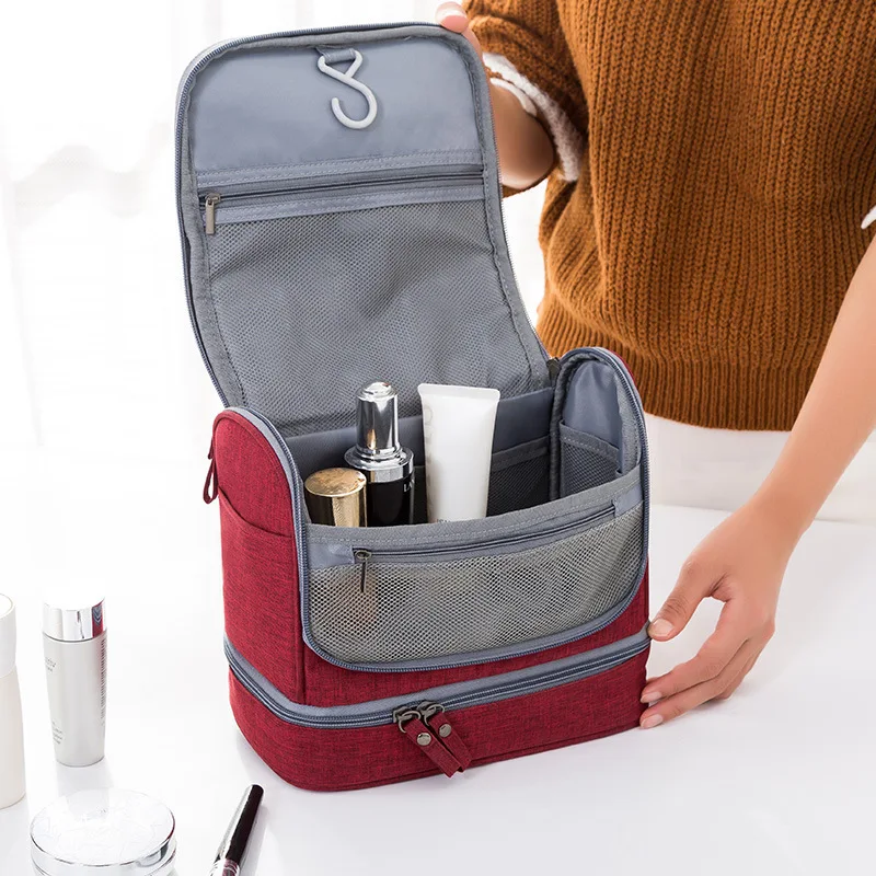 Low Price Hanging Waterproof Travel Bag Custom Waterproof Shower Bag Portable Cosmetic Storage Bag, Gray, black, navy, blue, wine
Low Price Hanging Waterproof Travel Bag Custom Waterproof Shower Bag Portable Cosmetic Storage Bag, Gray, black, navy, blue, wine