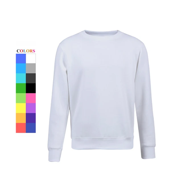 2020 High quality custom embossed crewneck mens blank oversized sweatshirt, Colors 
2020 High quality custom embossed crewneck mens blank oversized sweatshirt, Colors