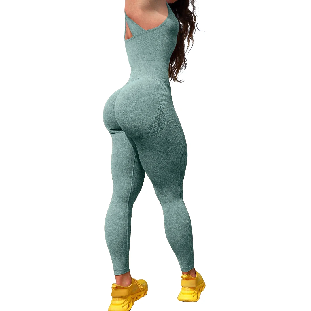 Athletic Jumpsuits for Women Seamless Workout High Waist Butt Lift Leggings With Pocket Gym Jumpsuit
Athletic Jumpsuits for Women Seamless Workout High Waist Butt Lift Leggings With Pocket Gym Jumpsuit