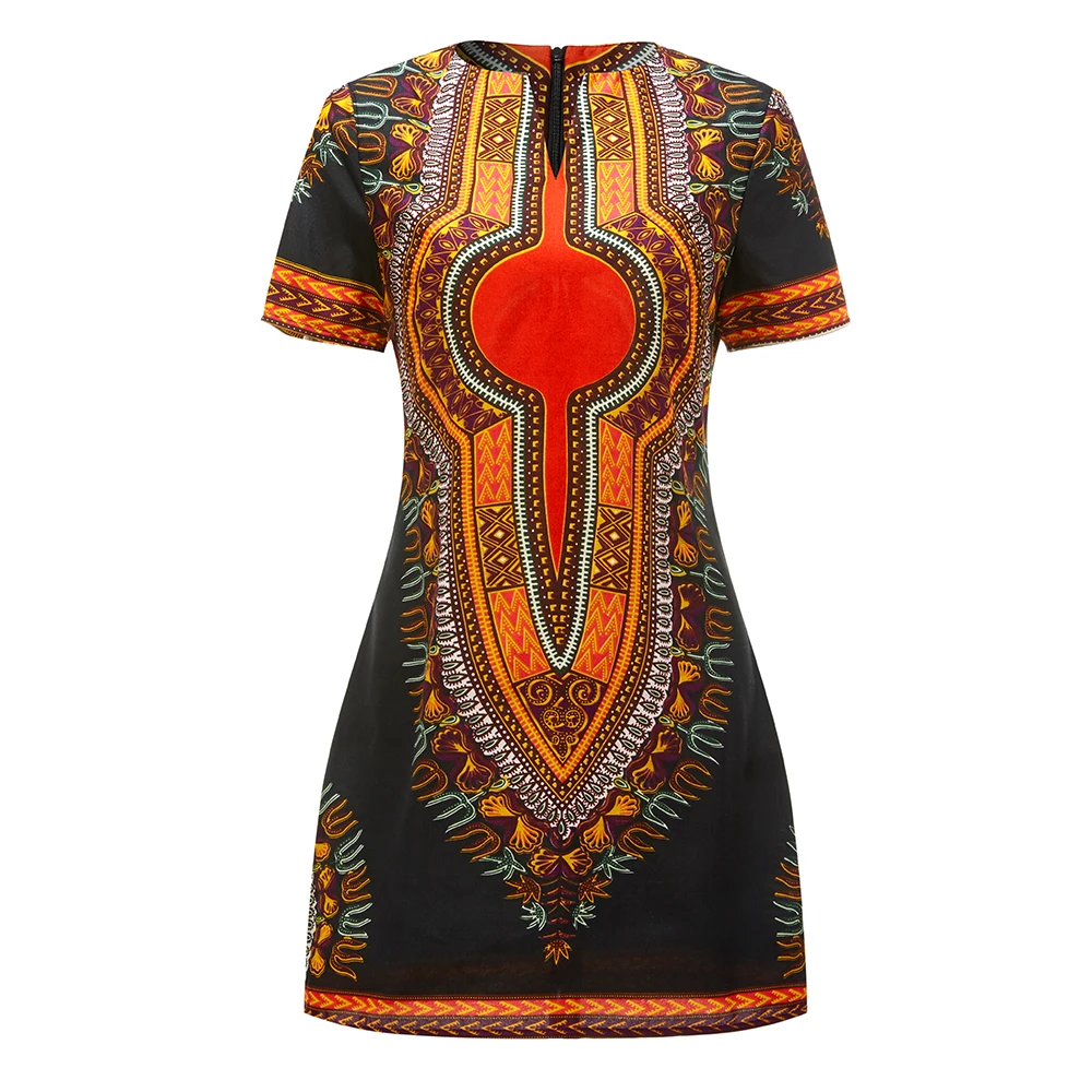 2021 African Clothing New Women Fashion Summer Short Sleeve Dress Casual Traditional African Print Party Dresses, Customized color
2021 African Clothing New Women Fashion Summer Short Sleeve Dress Casual Traditional African Print Party Dresses, Customized color