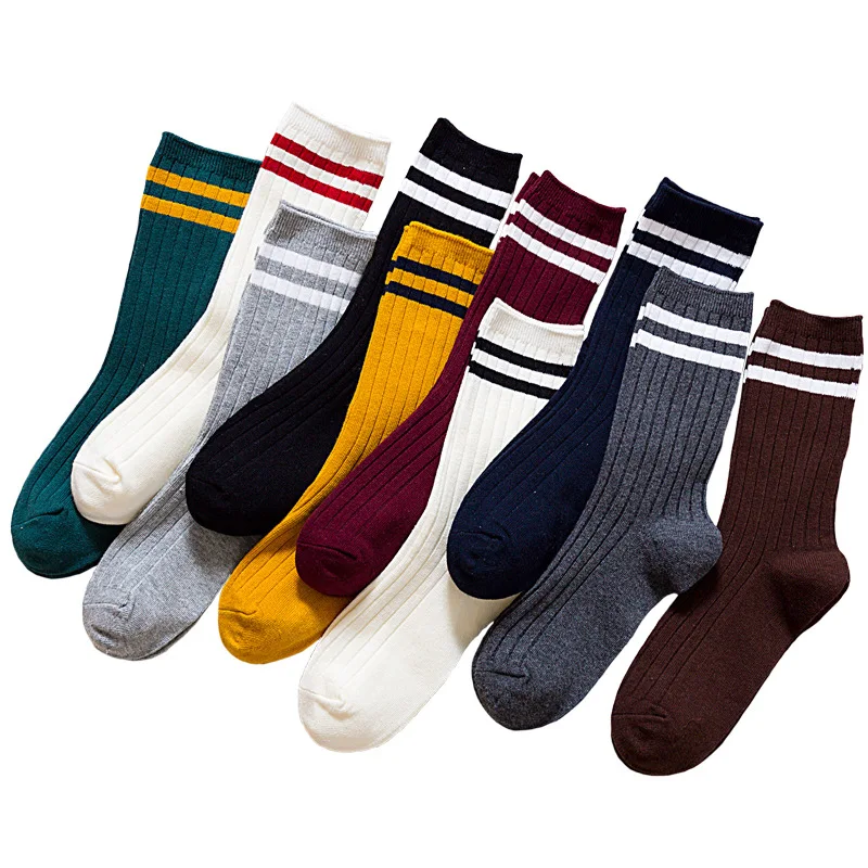 Girls medium tube striped shorttube cotton socks new style medium tube fashion ladies sock
Girls medium tube striped shorttube cotton socks new style medium tube fashion ladies sock