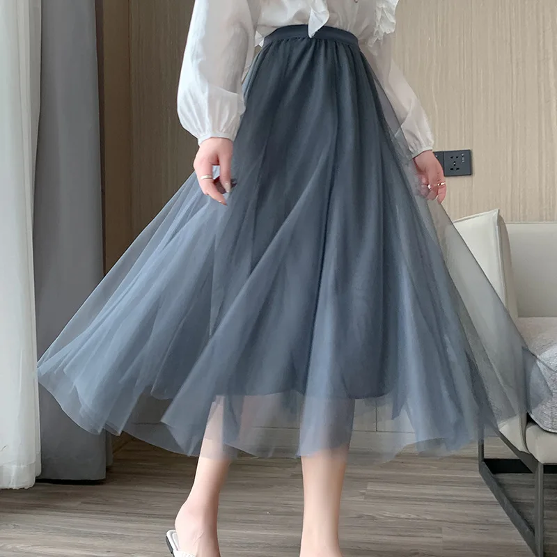 Sweet Long Tulle High-waisted Mesh Skirt A-line Pleated Tutu Skirt Elastic Waist Girls Skirt
Sweet Long Tulle High-waisted Mesh Skirt A-line Pleated Tutu Skirt Elastic Waist Girls Skirt