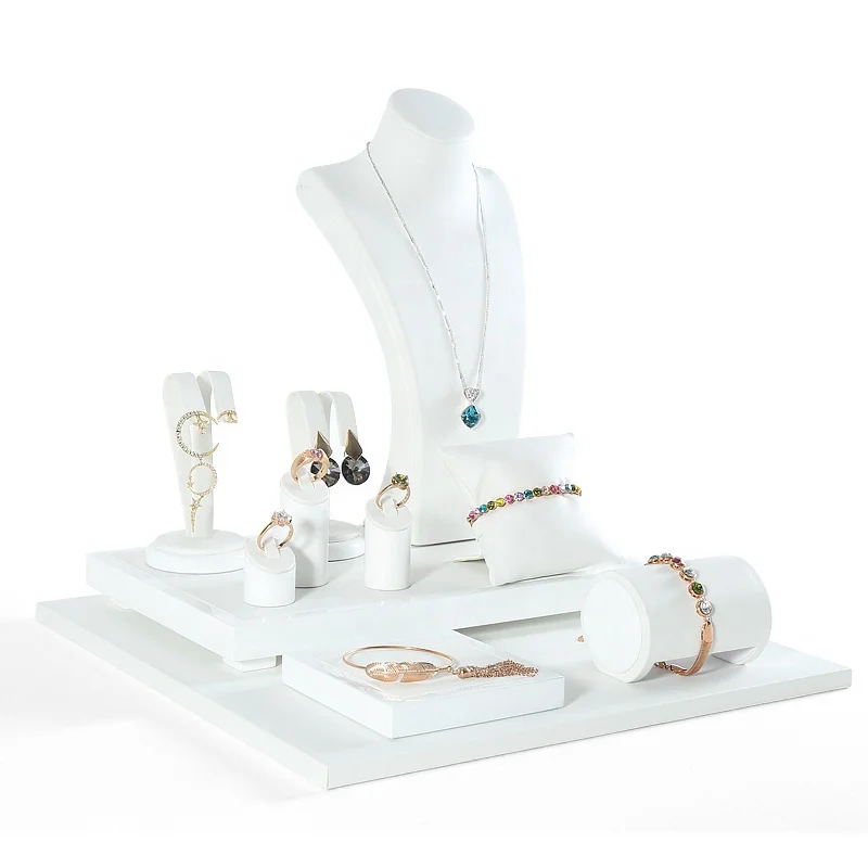 New shop luxury window jewellery display props earrings ring bracelet bracelet display stand sets, White
New shop luxury window jewellery display props earrings ring bracelet bracelet display stand sets, White