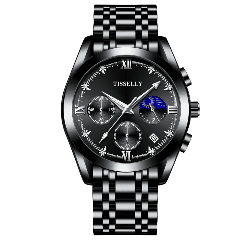 Calendar Fashion Casual Business Men's Watch Waterproof Luminous Steel Band Quartz Watch, 16 colors
Calendar Fashion Casual Business Men's Watch Waterproof Luminous Steel Band Quartz Watch, 16 colors