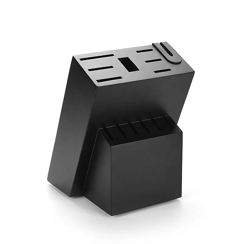 Kitchen Use High Quality knife block holder stand with self sharpener in black color, Any colors you need is available
Kitchen Use High Quality knife block holder stand with self sharpener in black color, Any colors you need is available