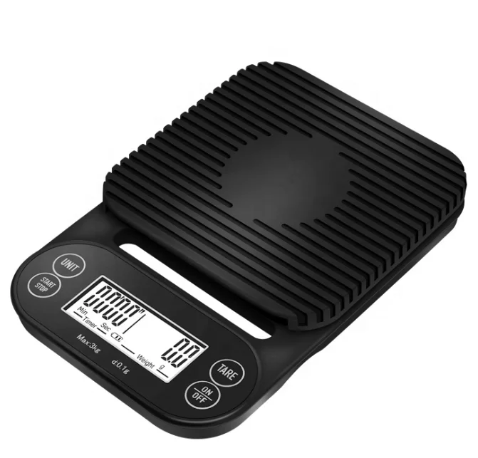New Amazon 3kg /0.1g Kitchen coffee weighing scales Balance LED MINI Digital coffee scale with silicone Lid holder
New Amazon 3kg /0.1g Kitchen coffee weighing scales Balance LED MINI Digital coffee scale with silicone Lid holder