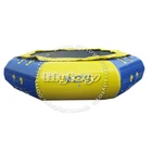 inflatable trampoline floating water sport games water park paly equipment for pool on hot sale