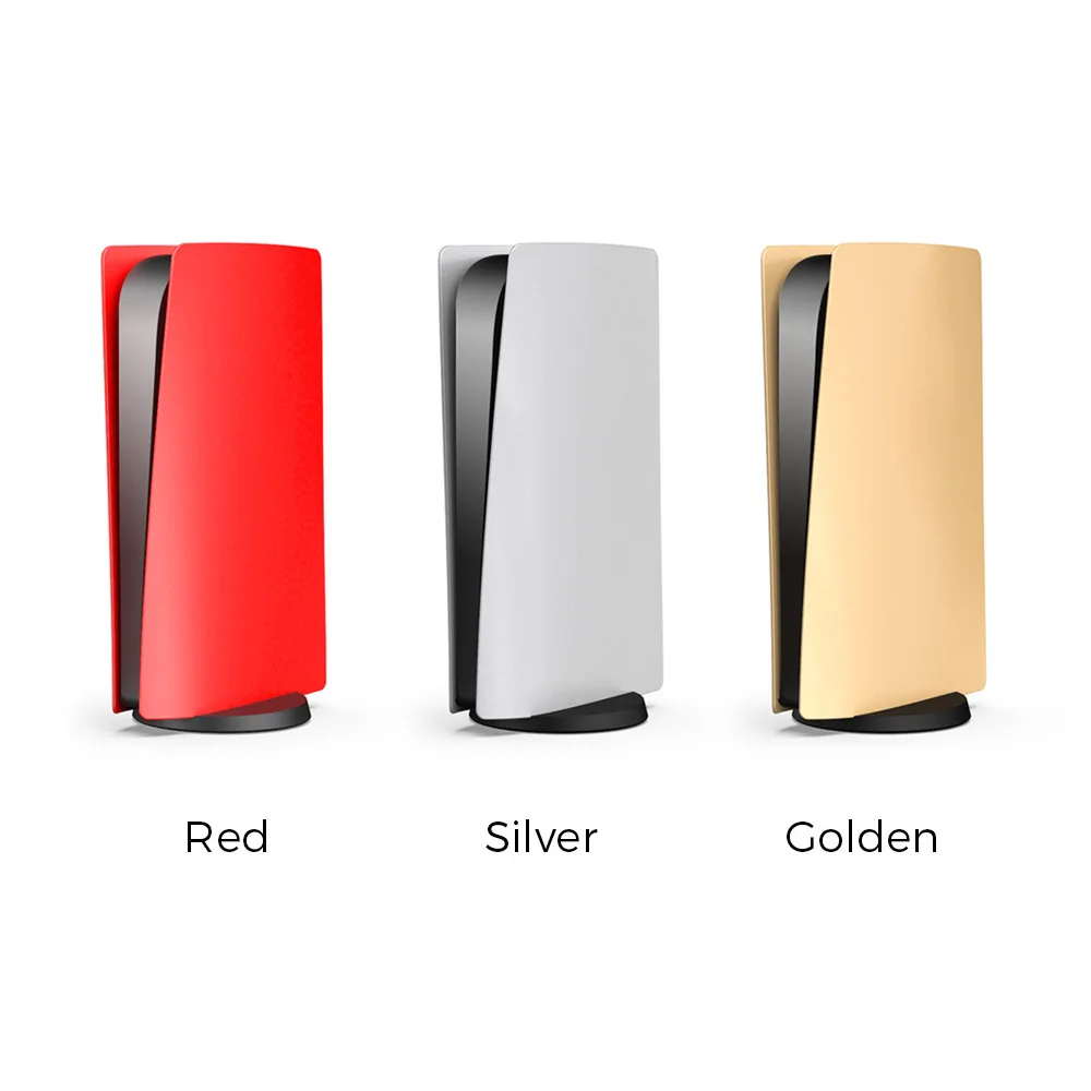 PS5 DE Replacement Faceplate Housing Shell Anti-Scratch Plastic Hard Shell Protective Case Cover For PS5 Digital Edition Console, Red,silver,golden
PS5 DE Replacement Faceplate Housing Shell Anti-Scratch Plastic Hard Shell Protective Case Cover For PS5 Digital Edition Console, Red,silver,golden