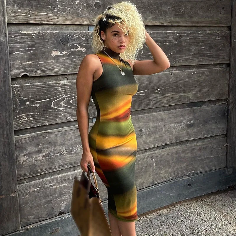 M21DS496 Summer Casual Printing Evening Dresses Party Women Sleeveless Plus Size Bodycon Dress Midi
M21DS496 Summer Casual Printing Evening Dresses Party Women Sleeveless Plus Size Bodycon Dress Midi