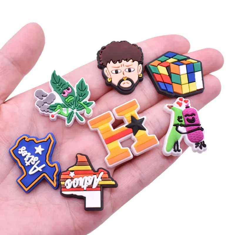 2021 wholesale new design Mexican fashion Shoes Decoration Charms Soft PVC rubber clog shoe lace corc charms, As picture
2021 wholesale new design Mexican fashion Shoes Decoration Charms Soft PVC rubber clog shoe lace corc charms, As picture
