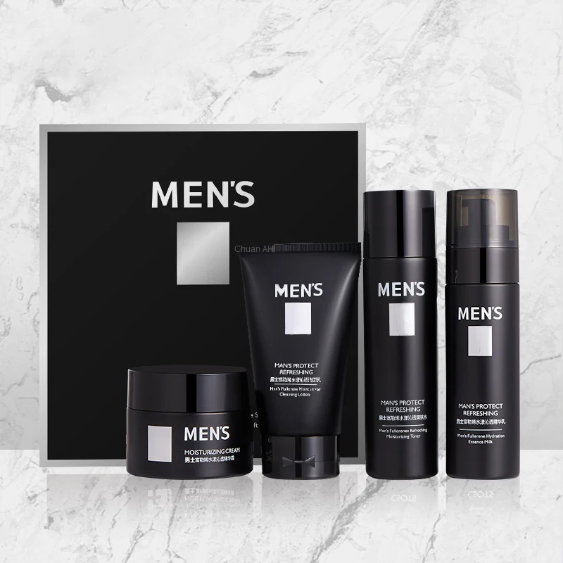 Hot Sale face skin deeply cleaning oil control moisturizing blackhead remover 4pcs men's skin care set
Hot Sale face skin deeply cleaning oil control moisturizing blackhead remover 4pcs men's skin care set