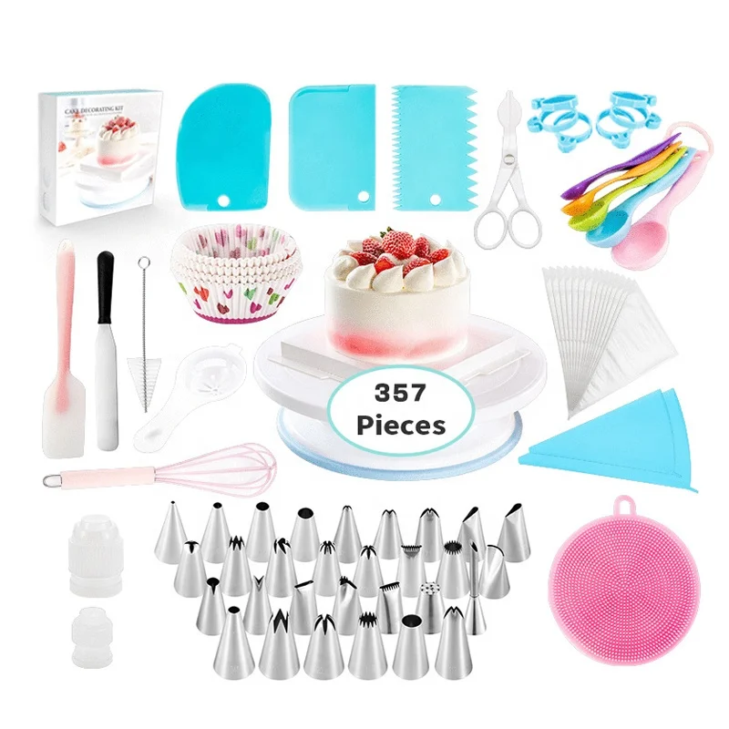 New arrival high quality bakery tools and pastry tools 357 piece wedding cake stand set decorating kit, As photo
New arrival high quality bakery tools and pastry tools 357 piece wedding cake stand set decorating kit, As photo