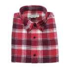 manufacturer custom classic dart jean design flannel shirt men