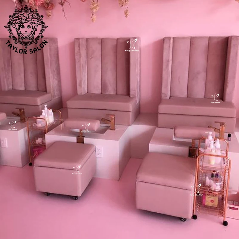 Pedicure foot spa station set nail salon furniture Luxurious salon chair pedicure chair
Pedicure foot spa station set nail salon furniture Luxurious salon chair pedicure chair
