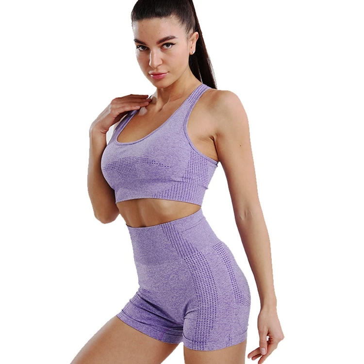 Yoga Suit For Women Summer Exercise Seamless Fashion To Show Thin Sexy Running Gym Beginner Exercise Set, Can be customized
Yoga Suit For Women Summer Exercise Seamless Fashion To Show Thin Sexy Running Gym Beginner Exercise Set, Can be customized