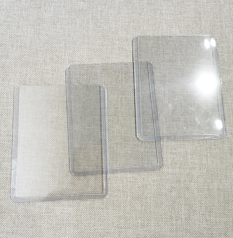 ID card Holder 3x4 inch Large Vertical Clear Plastic business case with toploading, Transparent
ID card Holder 3x4 inch Large Vertical Clear Plastic business case with toploading, Transparent