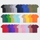 Plain Tshirt Plain Tshirt Summer O-neck Basic Solid Color Breathable Cotton Plain Tshirt For Men