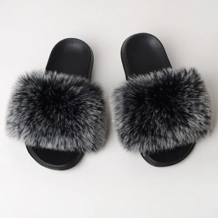 2021 Hot sale Cheap Wholesale Big Raccoon Faux Fox Fur Slides for Women, Customized color
2021 Hot sale Cheap Wholesale Big Raccoon Faux Fox Fur Slides for Women, Customized color