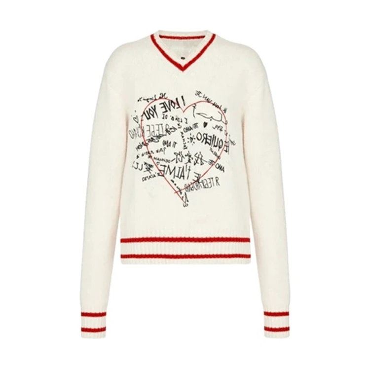 V-neck Cotton Sweater Long Sleeve Parent Child Matching Outfits European and American Style Embroidered Europe and America 4.0
V-neck Cotton Sweater Long Sleeve Parent Child Matching Outfits European and American Style Embroidered Europe and America 4.0