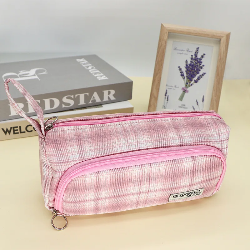 Wholesales Custom Canvas Large Capacity Students Gift Pen Box Storage Pouch Simple School Stationery Bag Pen Holder Pencil Case
Wholesales Custom Canvas Large Capacity Students Gift Pen Box Storage Pouch Simple School Stationery Bag Pen Holder Pencil Case