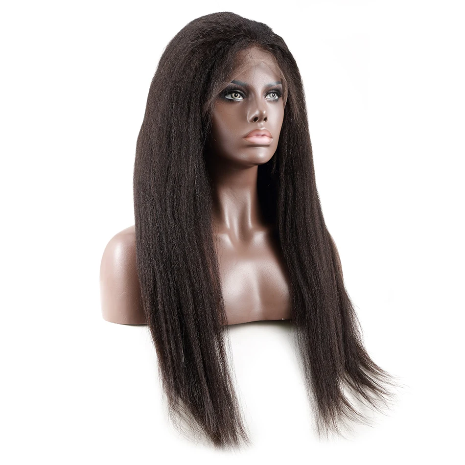Addictive Natural Black Color Cuticle Aligned Unprocessed Virgin Human Hair Kinky Straight Lace Frontal Wig
Addictive Natural Black Color Cuticle Aligned Unprocessed Virgin Human Hair Kinky Straight Lace Frontal Wig