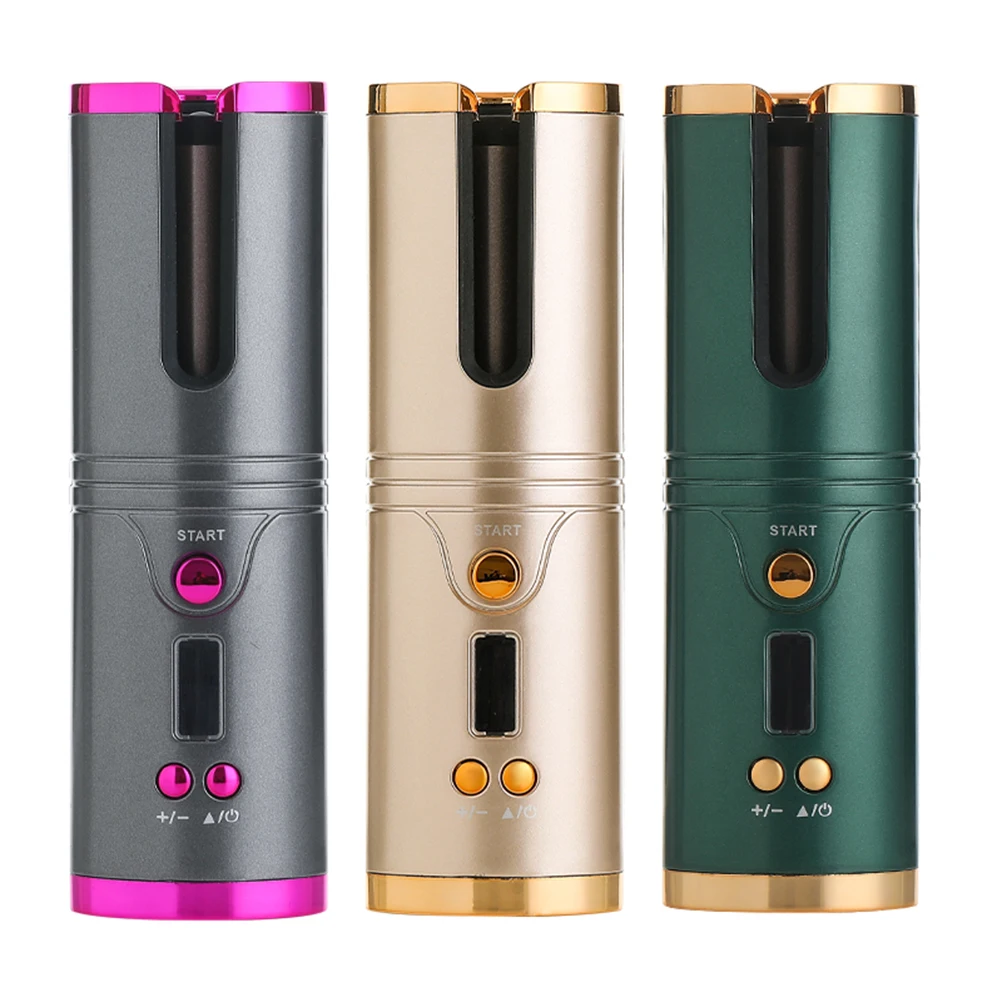 LCD Display Auto Rotating Ceramic Hair Curler Cordless Hair Curler, White,gold,purple
LCD Display Auto Rotating Ceramic Hair Curler Cordless Hair Curler, White,gold,purple