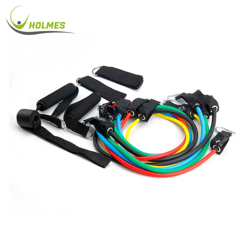 Premium Quality 11 Pcs workout bands Resistance Exercise Tube Bands Set with 5 loop resistance bands 2 core slide
Premium Quality 11 Pcs workout bands Resistance Exercise Tube Bands Set with 5 loop resistance bands 2 core slide