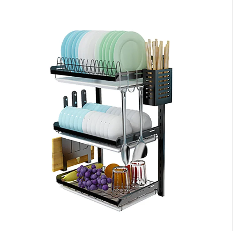 Customized Professional Adjustable Iron Wire 3-Layer Metal Sink Dry Drainer Kitchen Storage Rack
Customized Professional Adjustable Iron Wire 3-Layer Metal Sink Dry Drainer Kitchen Storage Rack
