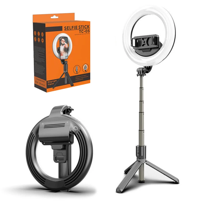 6 inch Cell Phone Light Ring Photography Live Mini Ring Light LED Selfie Ring Light With Tripod Stand
6 inch Cell Phone Light Ring Photography Live Mini Ring Light LED Selfie Ring Light With Tripod Stand