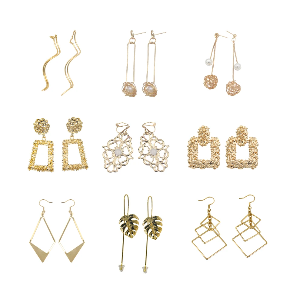 Veijer Wholesale Gold Plated Jewelry Geometric Dangle Drop Earrings For Women Fashion Jewelry 2021
Veijer Wholesale Gold Plated Jewelry Geometric Dangle Drop Earrings For Women Fashion Jewelry 2021