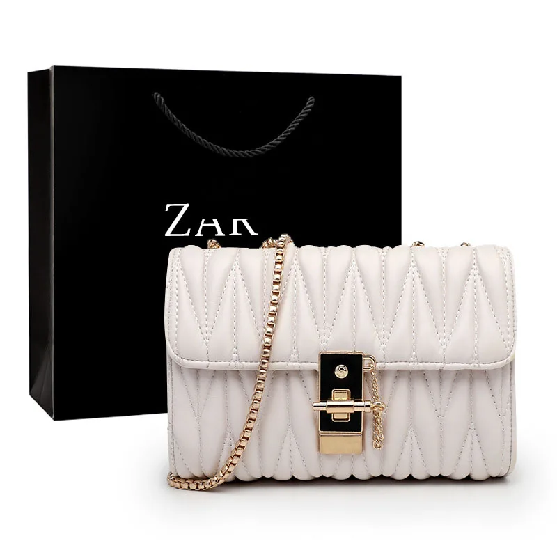 Korean fashion women hand bags leather chain small purse and handbag New design woman white sling bag for ladies
Korean fashion women hand bags leather chain small purse and handbag New design woman white sling bag for ladies