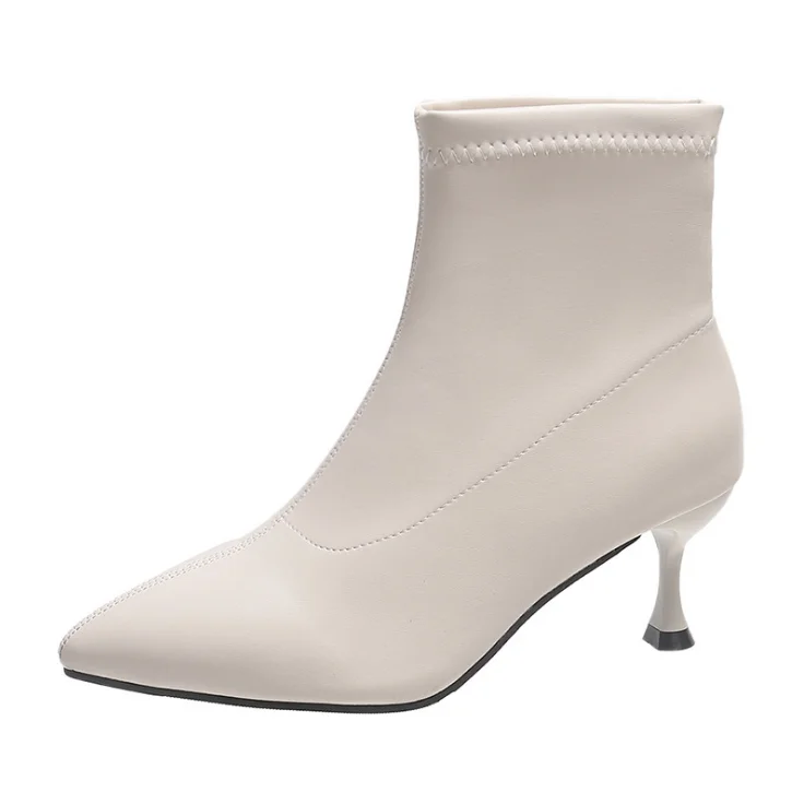 UP-3465r Korean High Quality Ladies Shoes Autumn High Thin Heel Ankle Elastic Boots for Winter
UP-3465r Korean High Quality Ladies Shoes Autumn High Thin Heel Ankle Elastic Boots for Winter
