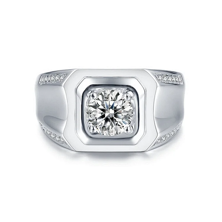 Engagement ring 1 carat 925 silver jewelry ring round brilliant cut moissanite gemstone silver ring wholesale men
Engagement ring 1 carat 925 silver jewelry ring round brilliant cut moissanite gemstone silver ring wholesale men
