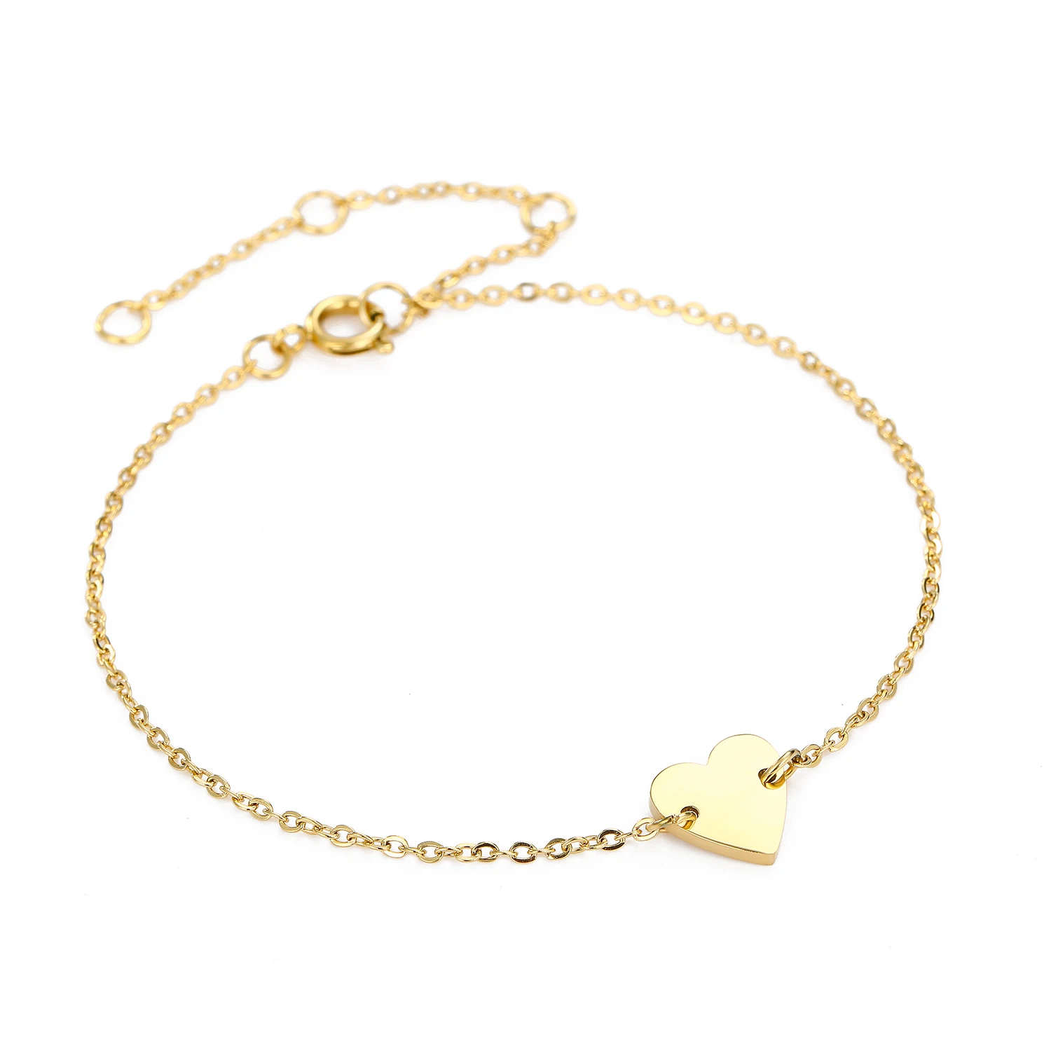 Popular Quantity Jewelry Adjustable Heart Chain Bracelet Charm Bracelet Stainless Steel for Women Wholesale Bracelets Bangles, Silver/gold/rose gold
Popular Quantity Jewelry Adjustable Heart Chain Bracelet Charm Bracelet Stainless Steel for Women Wholesale Bracelets Bangles, Silver/gold/rose gold