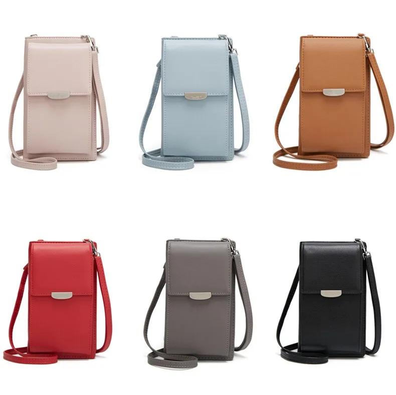 Fashion leather mobile phone pouch sling bag crossbody phone shoulder bag cell phone bag with strap, Customized
Fashion leather mobile phone pouch sling bag crossbody phone shoulder bag cell phone bag with strap, Customized