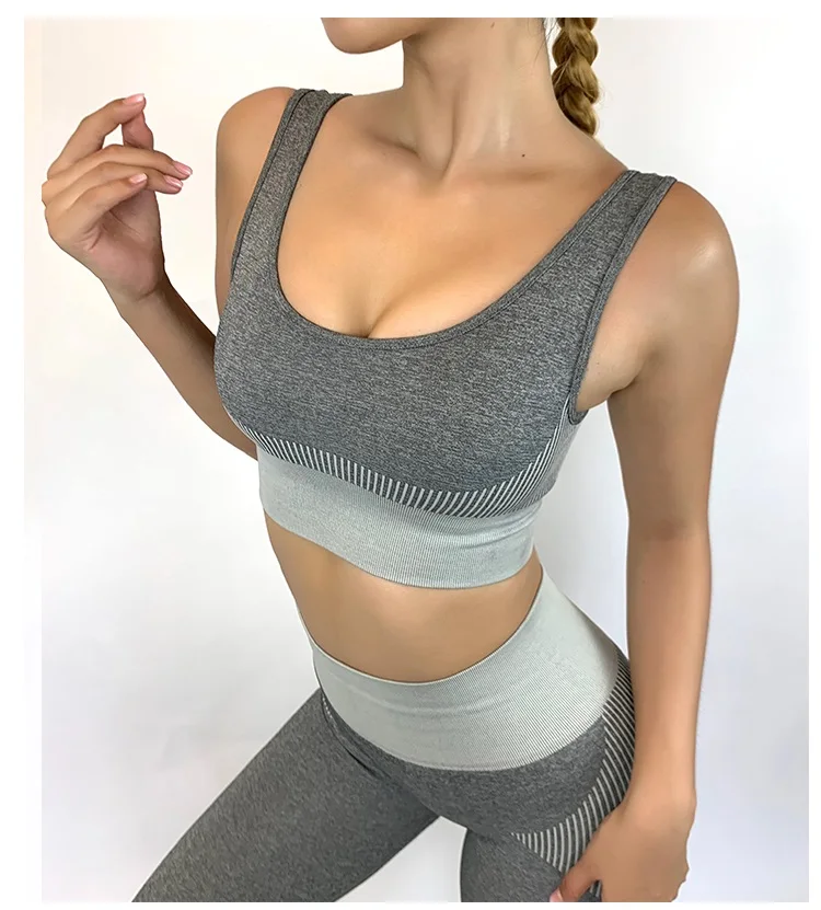Gym seamless shockproof sling belt beauty back sexy gather fitness yoga running bra backless yoga bra, 3 colors
Gym seamless shockproof sling belt beauty back sexy gather fitness yoga running bra backless yoga bra, 3 colors