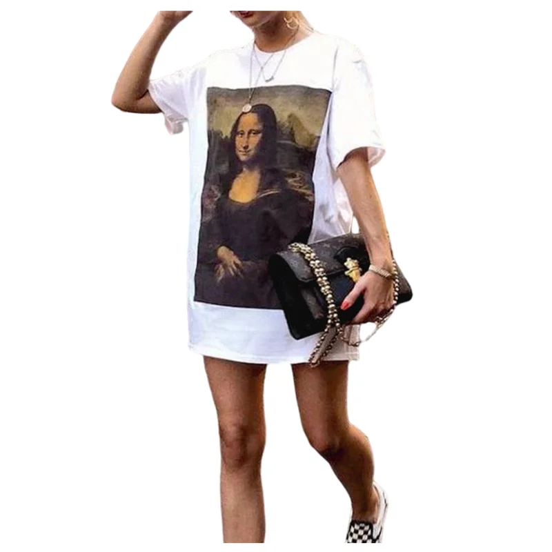Loose casual women's T-shirt summer new women's street trend pattern printing T-shirt
Loose casual women's T-shirt summer new women's street trend pattern printing T-shirt