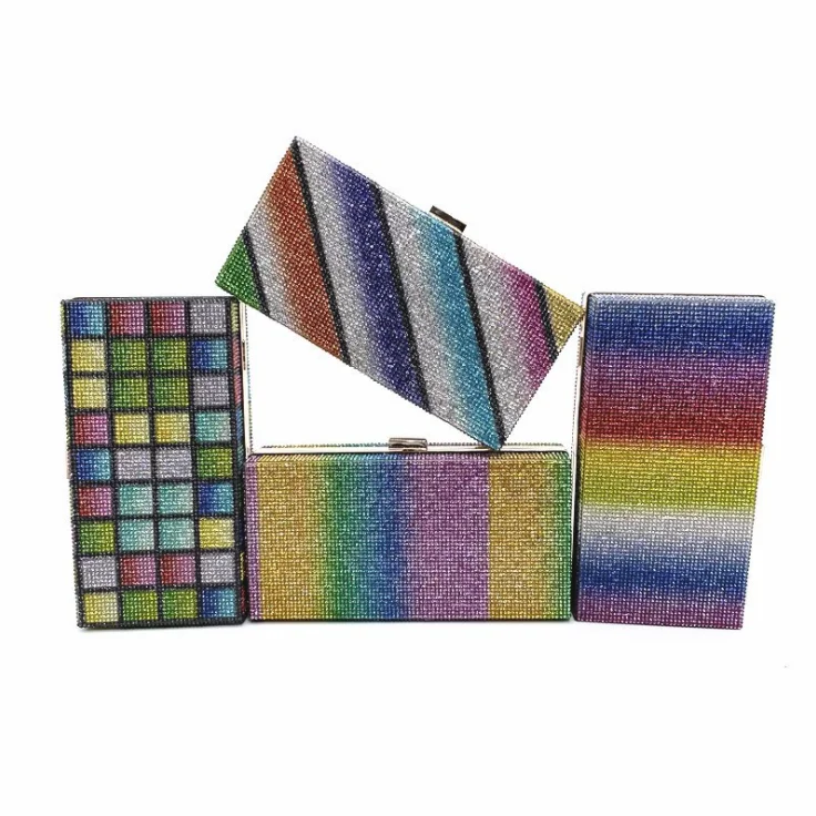 2021 New Hot Sale Diamond Rainbow Bag Ladies Dinner Clutch Color Bag Clutch Bag, Picture
2021 New Hot Sale Diamond Rainbow Bag Ladies Dinner Clutch Color Bag Clutch Bag, Picture