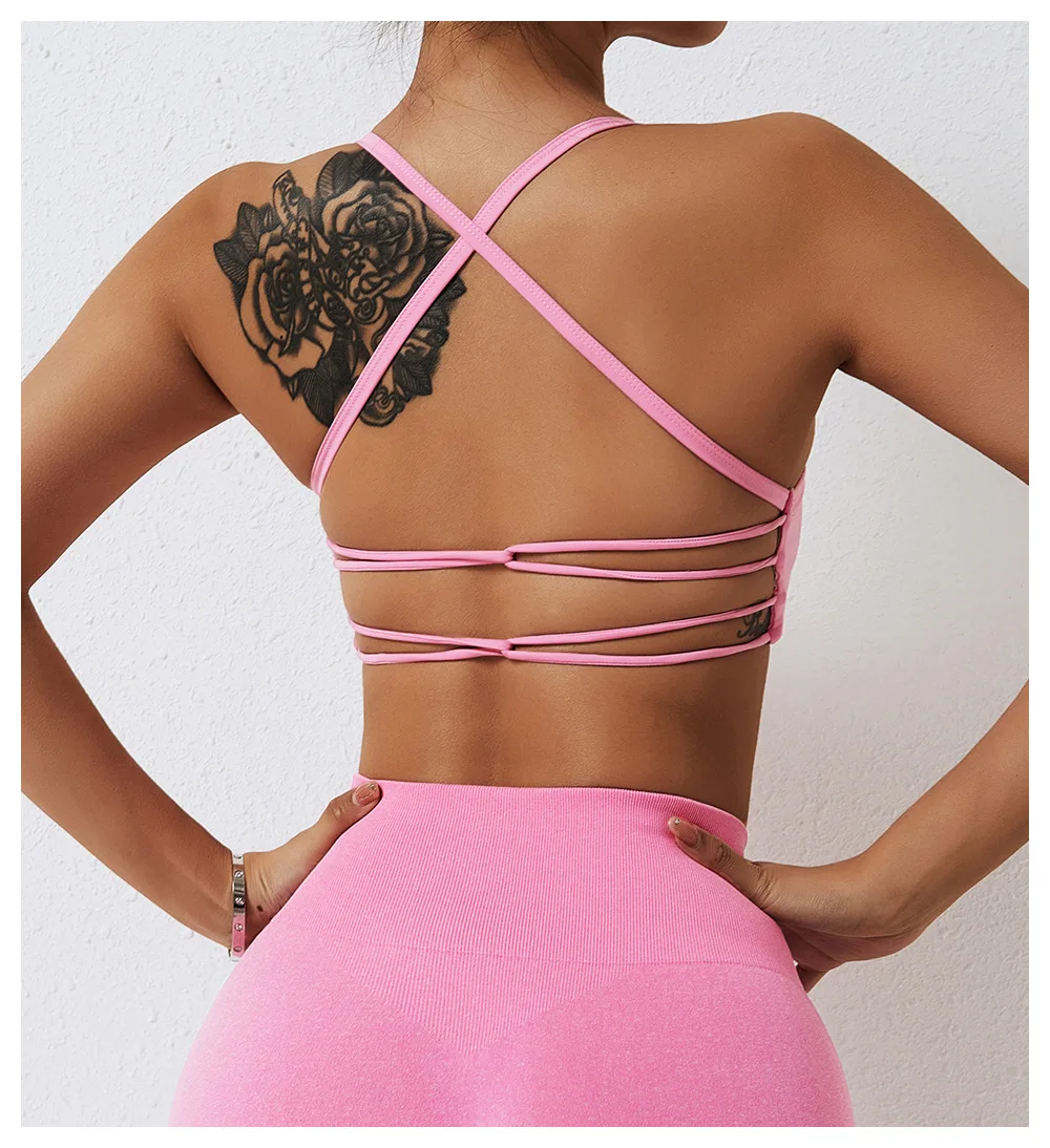 Summer Nude Yoga Bra Quick Dry Backless Yoga Clothing Sports Underwear Brushed Running Fitness Yoga Clothes Women
Summer Nude Yoga Bra Quick Dry Backless Yoga Clothing Sports Underwear Brushed Running Fitness Yoga Clothes Women