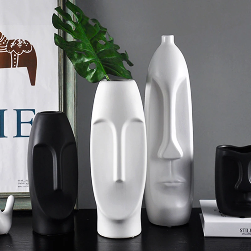 Nordic Modern Abstract Face Ceramic Vase Flower Arrangement For Home Decoration Ceramic Living Room Flower Vase
Nordic Modern Abstract Face Ceramic Vase Flower Arrangement For Home Decoration Ceramic Living Room Flower Vase