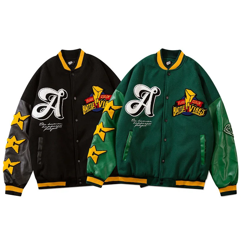 Custom Men Motorcycle Jackets Baseball Varsity Outdoor Winter Jacket Plus Size Men'S Jackets
Custom Men Motorcycle Jackets Baseball Varsity Outdoor Winter Jacket Plus Size Men'S Jackets
