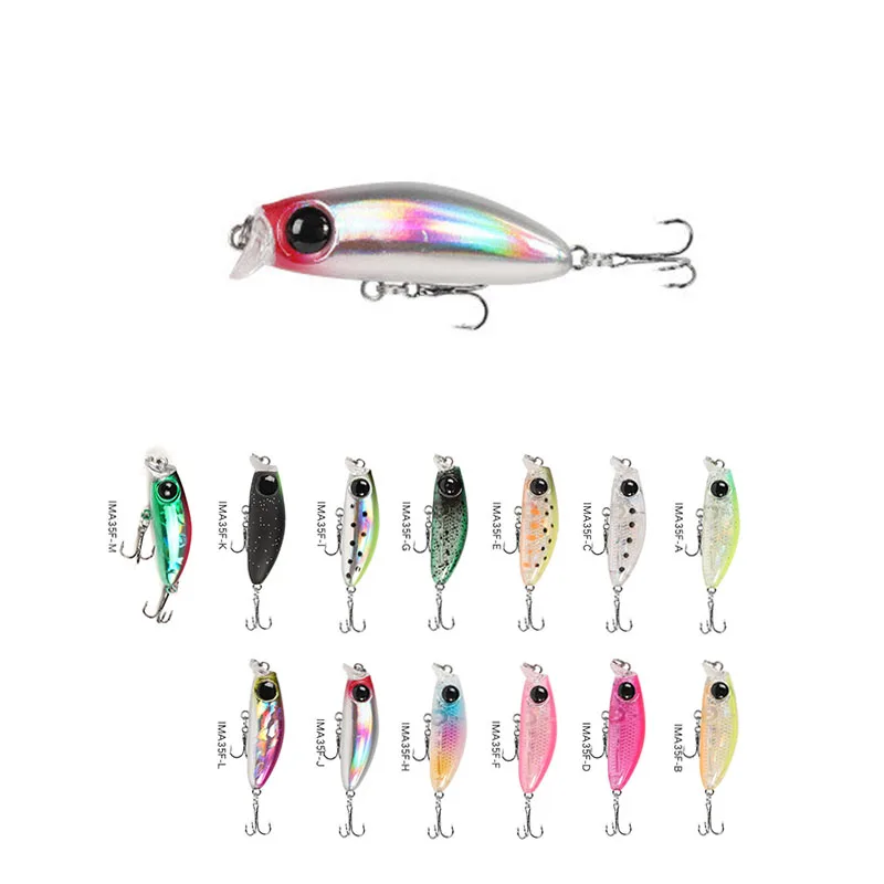HAWKLURE duo slow sinking Artificial Hard baits 2.5g 35mm Saltwater Wobblers fishing tackle, 13 colors
HAWKLURE duo slow sinking Artificial Hard baits 2.5g 35mm Saltwater Wobblers fishing tackle, 13 colors
