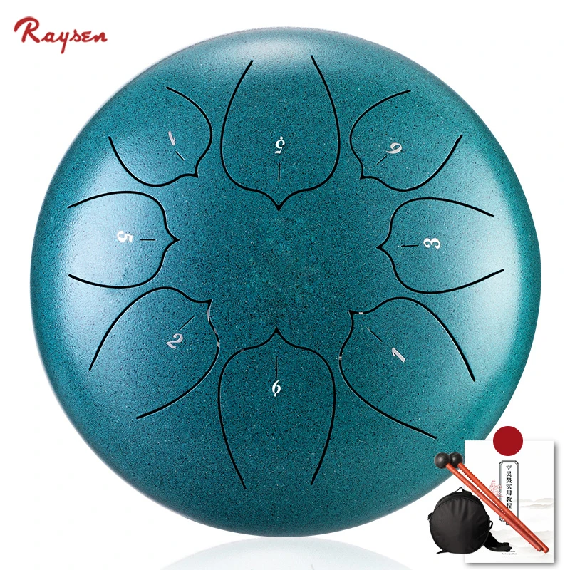 High quality 12''' 8 notes SteelTongue drum handpan drum professional manufacturer, Multi colors
High quality 12''' 8 notes SteelTongue drum handpan drum professional manufacturer, Multi colors
