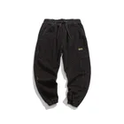 Hot new design casual loose cotton jogger pants mens