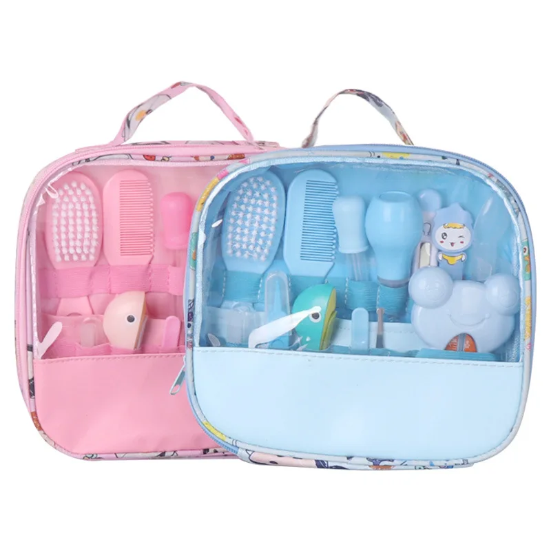 New Design Cute Newborns Multifunctional Travel Cartoon Cloth Bag Care 13-piece Baby Nail Kit Manicure Set Baby Grooming Kits, As picture show
New Design Cute Newborns Multifunctional Travel Cartoon Cloth Bag Care 13-piece Baby Nail Kit Manicure Set Baby Grooming Kits, As picture show
