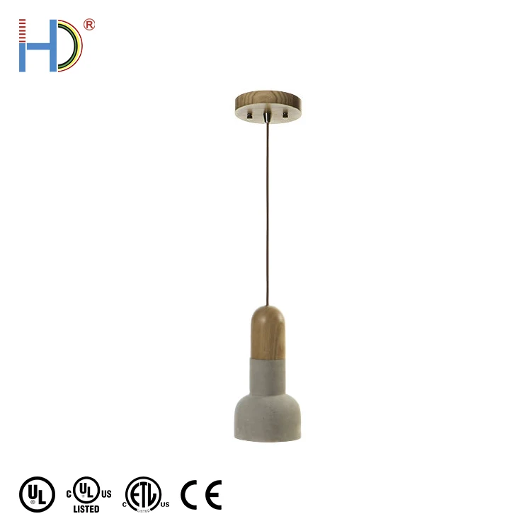 Wholesale Modern Living Room Stairs Wood Cover Hanging Light Pendant Light