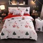 Custom 3 Piece 400 Thread Count Christmas bedding Duvet Cover Set