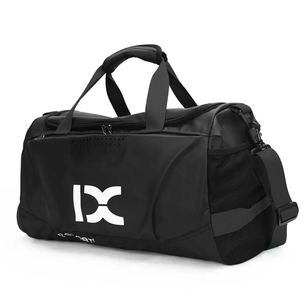 Wholesale mens waterproof polyester gym bag handbag outdoor travel sports duffel bag shoe compartment, Customized color
Wholesale mens waterproof polyester gym bag handbag outdoor travel sports duffel bag shoe compartment, Customized color