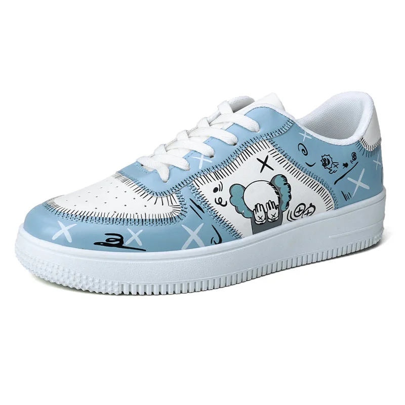2021 summer new student board shoes trend ins casual personality fashion street shooting sports low-top leather men's shoes, Picture
2021 summer new student board shoes trend ins casual personality fashion street shooting sports low-top leather men's shoes, Picture