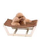 Wholesale new design dog sleeping wood pet bed